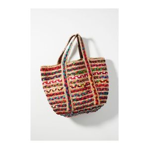 [anthropologie] fiesta woven tote bag